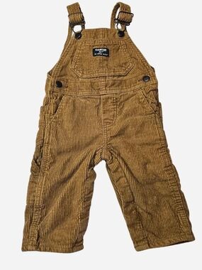OshKosh B'gosh Brown Corduroy Kids Overalls